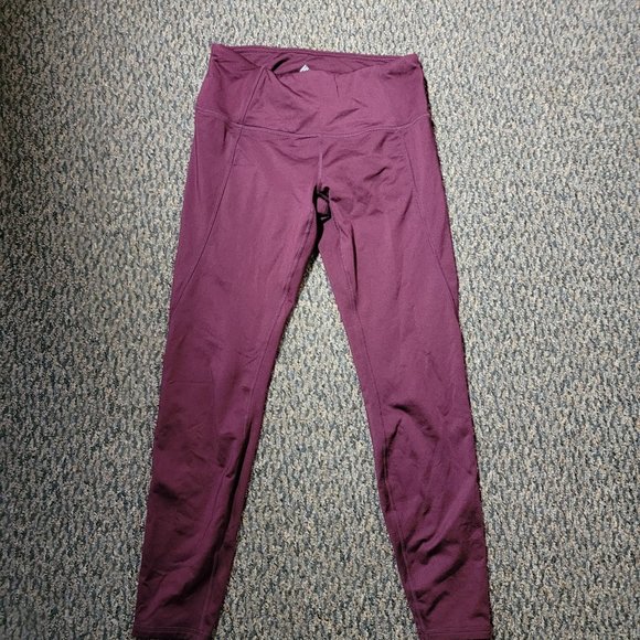 RBX Active Leggings Burgundy Size Medium - Picture 8 of 16